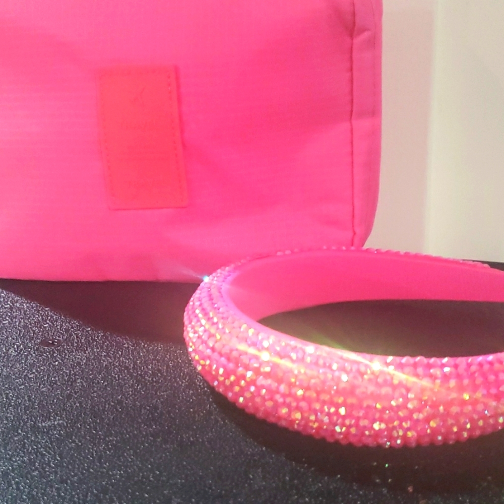 PURSE TRANSFER INSERT/ TRAVEL BAG & GLAM HEADBAND BUNDLE